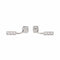 Boucles d'oreilles Dinh Van Boucles d'oreilles Cube Or blanc Diamant 58 Facettes 3946312RV