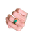 Bague 57 Bague or jaune émeraude (certificat) 58 Facettes 1