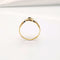 Bague 57 Bague florale or et saphir 58 Facettes