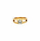 Bague 51 Solitaire en diamant or jaune 18 carats 58 Facettes