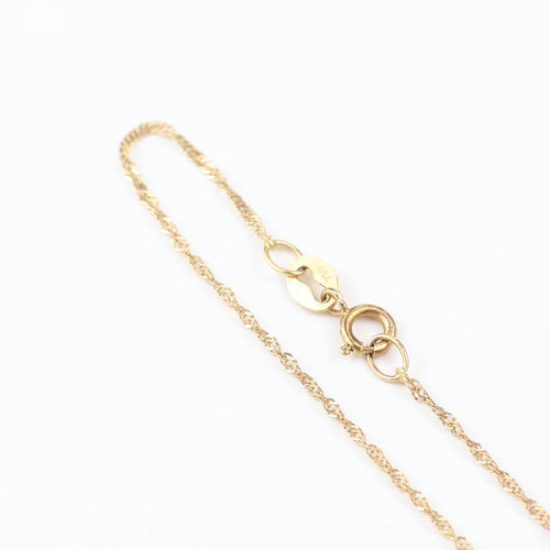 Pendentif Pendentif en or jaune 18 carats serti d'un diamant taille brillant 58 Facettes 135024B/A