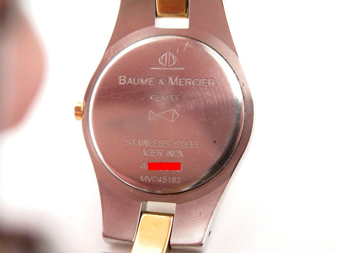 Montre montre BAUME ET MERCIER linea mvc45183 27mm or et acier quartz lady 58 Facettes 269933