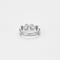 Bague 52 Messika - Alliance Joy Cœur Multi en or blanc et diamants 58 Facettes