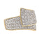 Bague 53 Bague Or jaune, Or blanc Diamant 58 Facettes 3548953CN