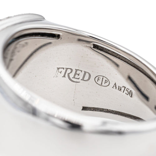 Bague 57 Fred Bague Pain de sucre Or blanc Topaze, Diamant 58 Facettes 3249891CN