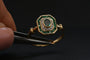Bague 53 Gold Emerald And Diamond Ring 58 Facettes