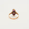 Bague 55 Bague Ancienne Toi & Moi Or Argent Grenats 58 Facettes