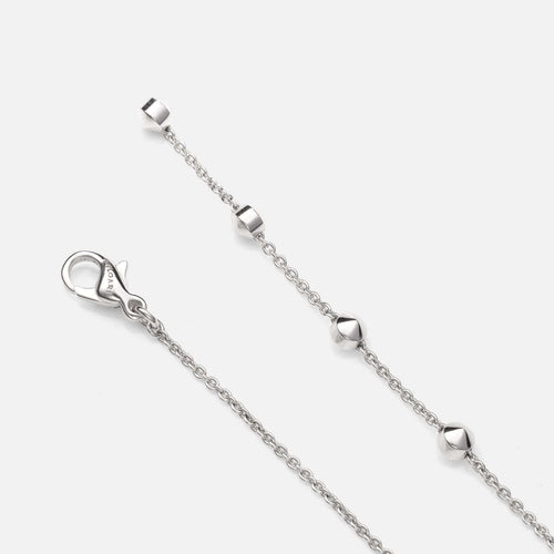 Collier BULGARI - Collier Lucea en or blanc perle et diamants 58 Facettes