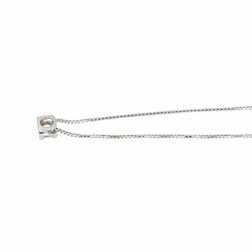 Collier Collier Solitaire Or blanc Diamant 58 Facettes 4520966RV