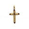 Pendentif Pendentif Croix - Or & Grenats 58 Facettes 250171R