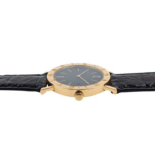 Montre Bulgari Bulgari BB33GL 18k Yellow Gold Gerald Genta Design Roman Coin Monete bulgari 58 Facettes