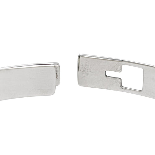 Bracelet Dinh Van  Bracelet Jonc Serrure Argent 58 Facettes 4744180CN