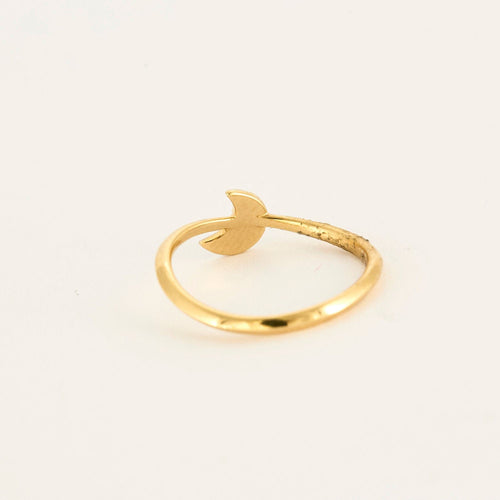 Bague POMELLATO/DODO - Bague Lune or jaune diamants 58 Facettes LP1031/12