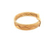 Bracelet vintage bracelet CARTIER double c tisse or jaune 18k jonc 33.3gr   boite 58 Facettes 267461