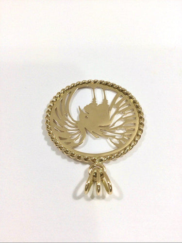 Pendentif Pendentif Phénix Or Rose 58 Facettes