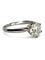 Bague 51 Solitaire or blanc et diamant 1,40 ct 58 Facettes 1176