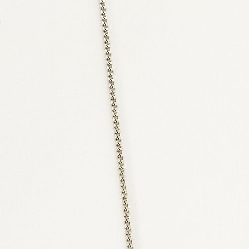 Collier Collier solitaire or blanc et diamant 58 Facettes B240203