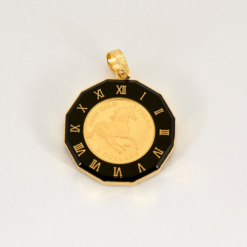 Pendentif Pendentif Porte pièce Or Jaune 58 Facettes LP1288/3