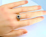 Bague 57 Bague or jaune saphir 26 diamants 58 Facettes AB373