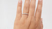 Bague 54 Alliance américaine en or jaune et diamants 58 Facettes 32368