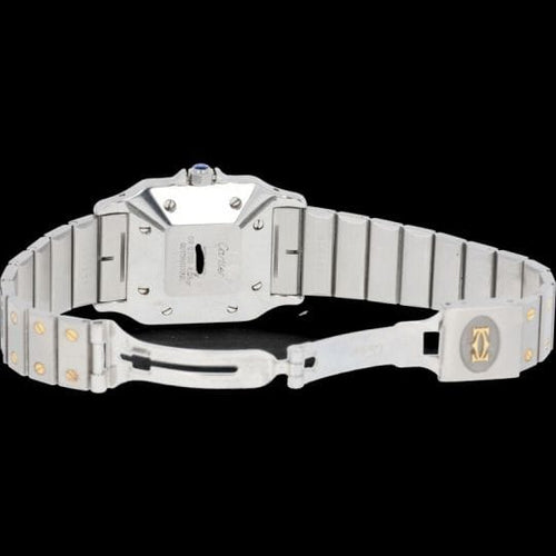 Montre Cartier Montre Santos Dame Or Jaune 18K Et Acier 58 Facettes MT45185