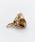 Pendentif sceau antique en or 14k et agate gravée d’armoiries