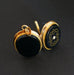 Souvenir Door Opening Pendant In Onyx And Yellow Gold 58 Facettes