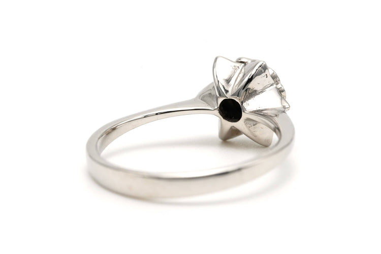 Bague 53 Bague Art Déco or blanc, diamant 58 Facettes B744