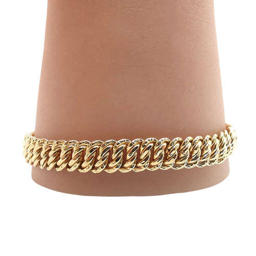 Bracelet Bracelet Maille américaine or jaune 58 Facettes