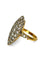 Bague marquise or blanc et diamants 1,3 ct