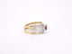 Bague 54 Bague en or jaune sertie de diamants et d'un rubis 58 Facettes 2240