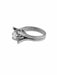 Bague 50.5 Bague solitaire certifiée HRD en palladium et diamant 58 Facettes