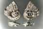 Boucles d'oreilles Paire de boucles d'oreilles Art Déco en platine 58 Facettes