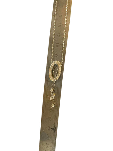 Boucles d'oreilles Parure collier et boucles d’oreilles or blanc et diamants 58 Facettes