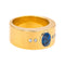 Bague 56 Bague Or jaune Saphir, Diamant 58 Facettes 3726308CN