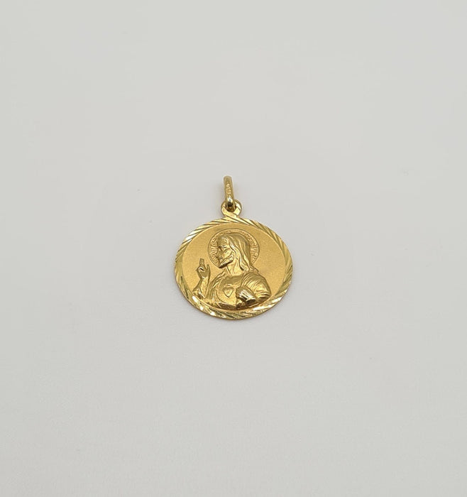 Pendentif religieux or jaune