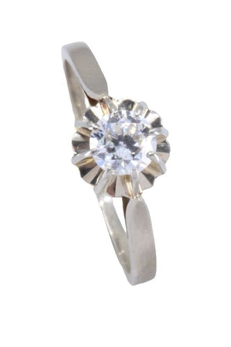 Bague 61 SOLITAIRE DIAMANT 0.55 CARAT 58 Facettes 088371
