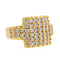 Bague 55 Bague Cocktail Or jaune Diamant 58 Facettes 3480623RV