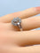 Bague 53 Bague marguerite en or blanc sertie de 9 diamants 58 Facettes AB378
