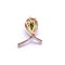 Pendentif Pendentif or jaune, or blanc, tourmaline verte « Attache » Travail moderne 58 Facettes 179