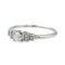 Bague 54 Bague  Solitaire Or blanc Diamant 58 Facettes 4098665RV