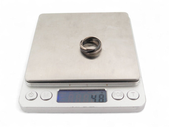 Bague 50 bague CARTIER trinity ceramique diamants pm crb4235400 t50 or blanc 58 Facettes 269669