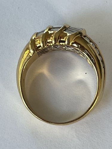 Bague 59 Bague Or Jaune Diamants 2,00 ct 58 Facettes LOT 6093