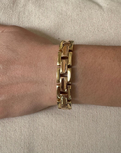 Bracelet Bracelet en or rose et jaune 58 Facettes