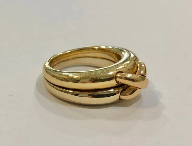 Bague 51 CHAUMET - Bague Le lien or jaune massif 58 Facettes