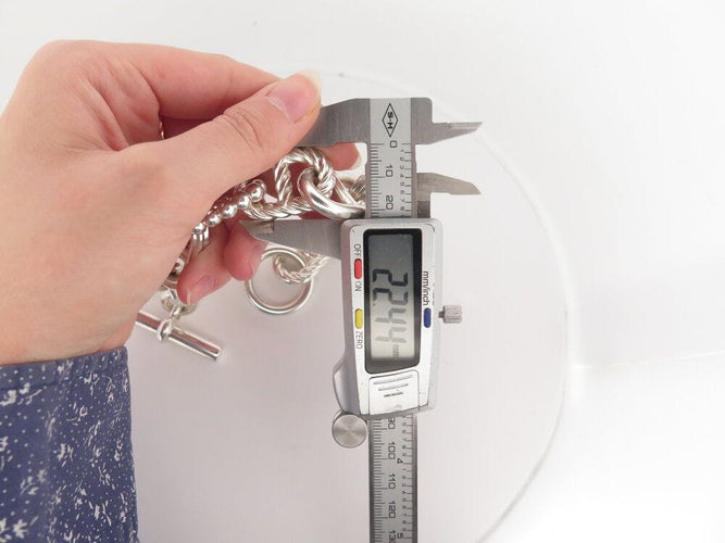 Bracelet bracelet HERMES parade chaine d'ancre gm 15.5 172.7gr en argent 925 58 Facettes 268354