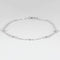 Bracelet Bracelet 5 diamants en or blanc 18K 58 Facettes