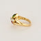 Bague 52.5 Bague or jaune, tourmaline rose et verte et diamants 58 Facettes AUX1017