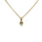 Collier Collier or jaune 750 diamant 0.50 carats serti clos 58 Facettes 1244
