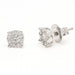 Boucles d'oreilles Boucles d'oreilles rosace en or avec diamants 58 Facettes D363095CG